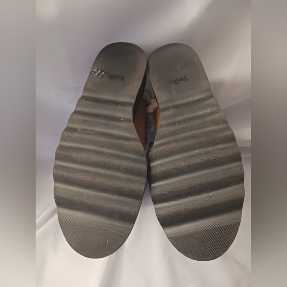 Coach Belmont Suede Saddle Boots, EUC. - Picture 5 of 7